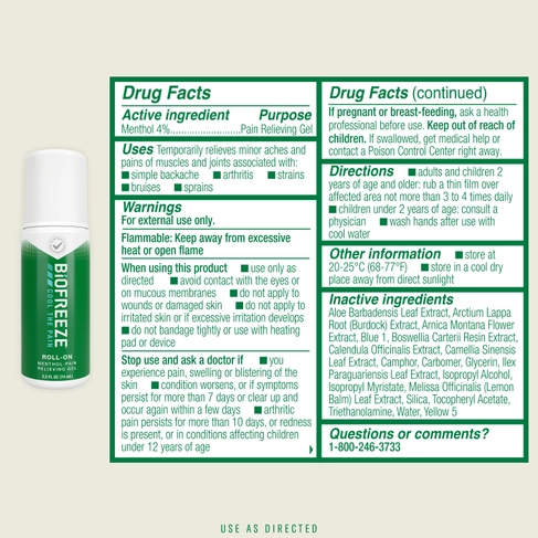 Biofreeze Roll-On (74 ml)