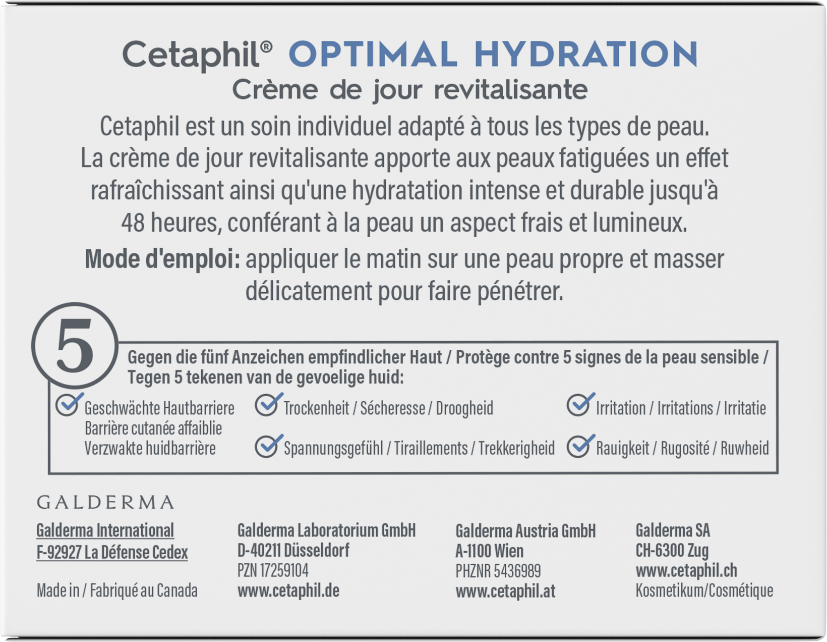 Cetaphil Dagcreme Optimal Hydration Healthy Glow (48 gr)