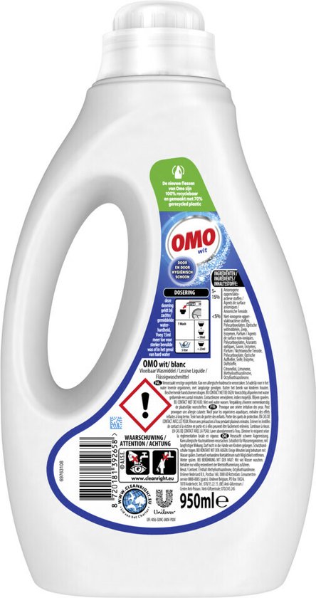 Omo Wasmiddel Wit (950 ml)