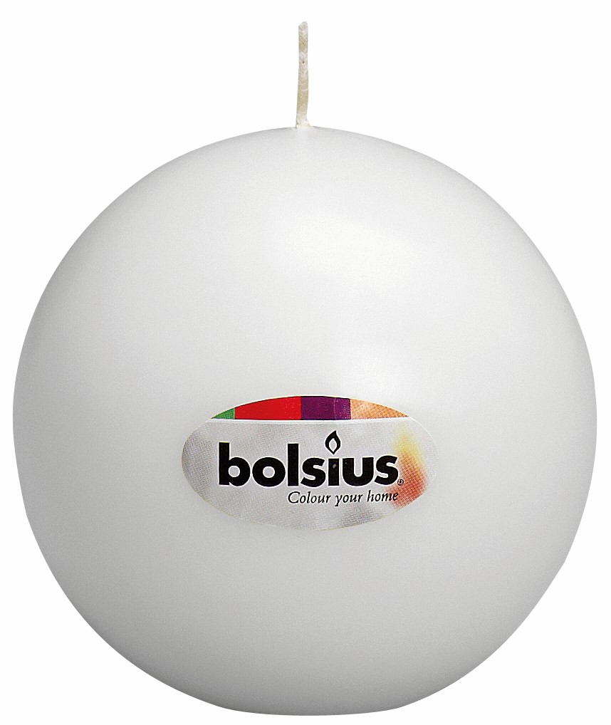 Bolsius Bolkaars Ø 70 mm Wit (1 stuk)