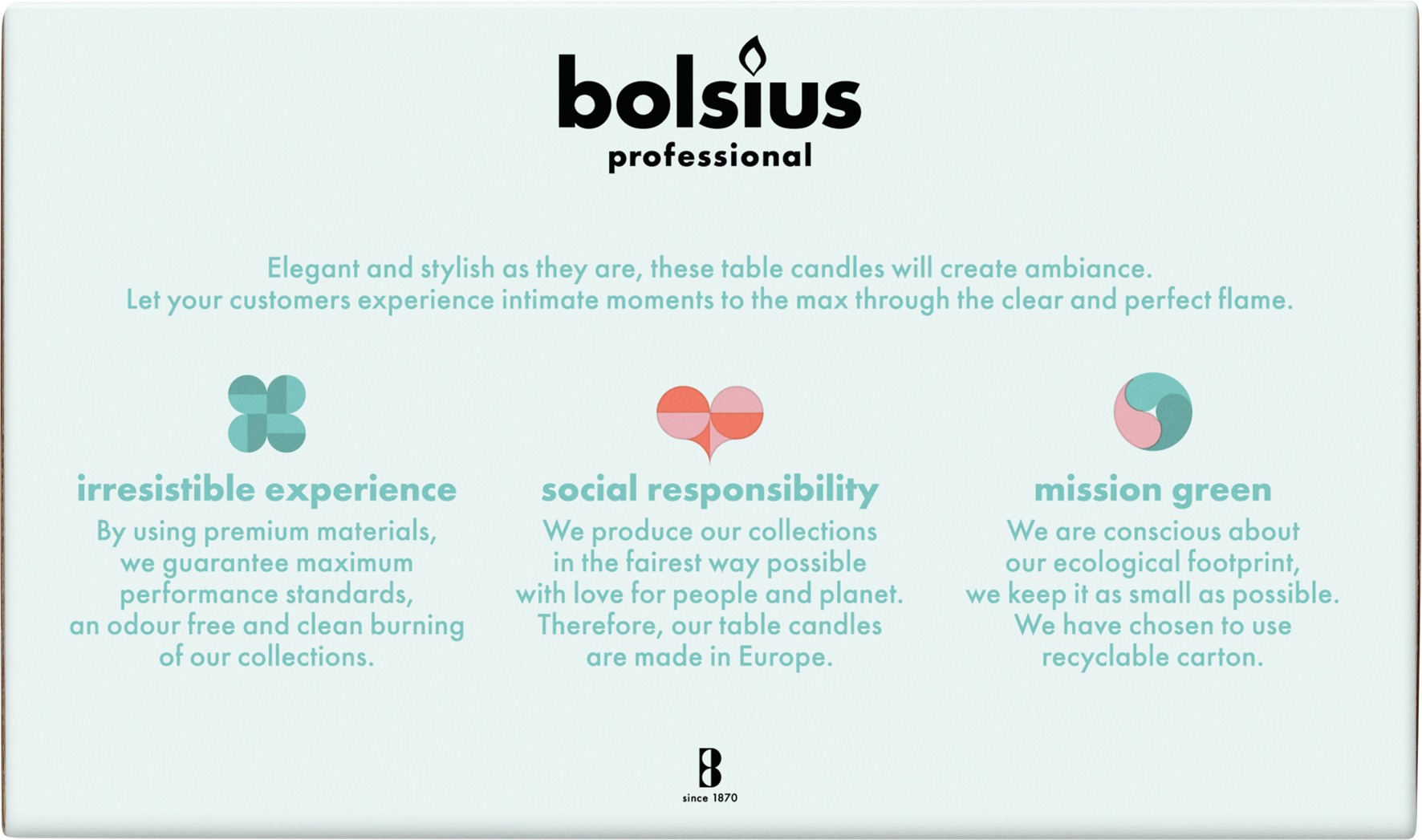 Bolsius Horeca Bistro Kaars 180/21,3 Doos 45 Wit (45 stuks) - image 2