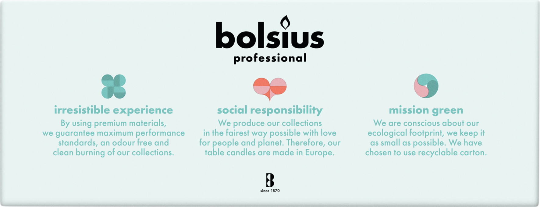 Bolsius Horeca Gotische Kaars 240/23 Doos 100 Rood (100 stuks) - image 2