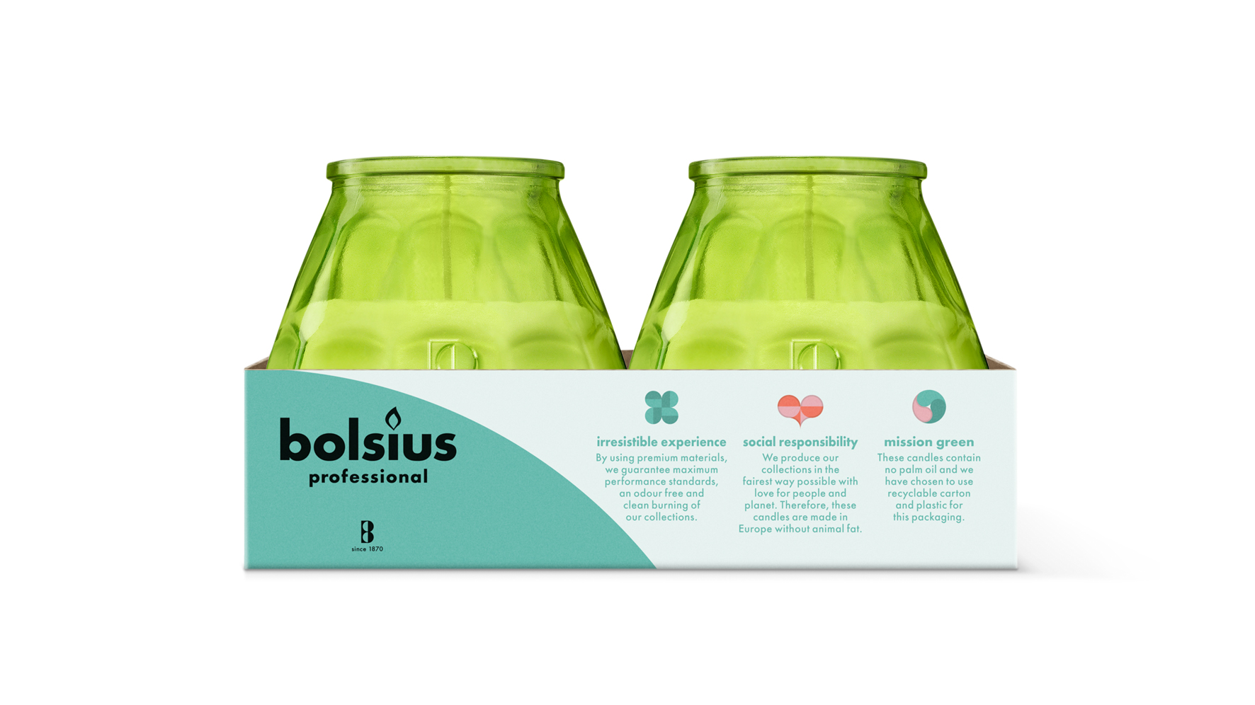 Bolsius Horeca Twilight 104/99 Lemon (6 stuks) - image 2