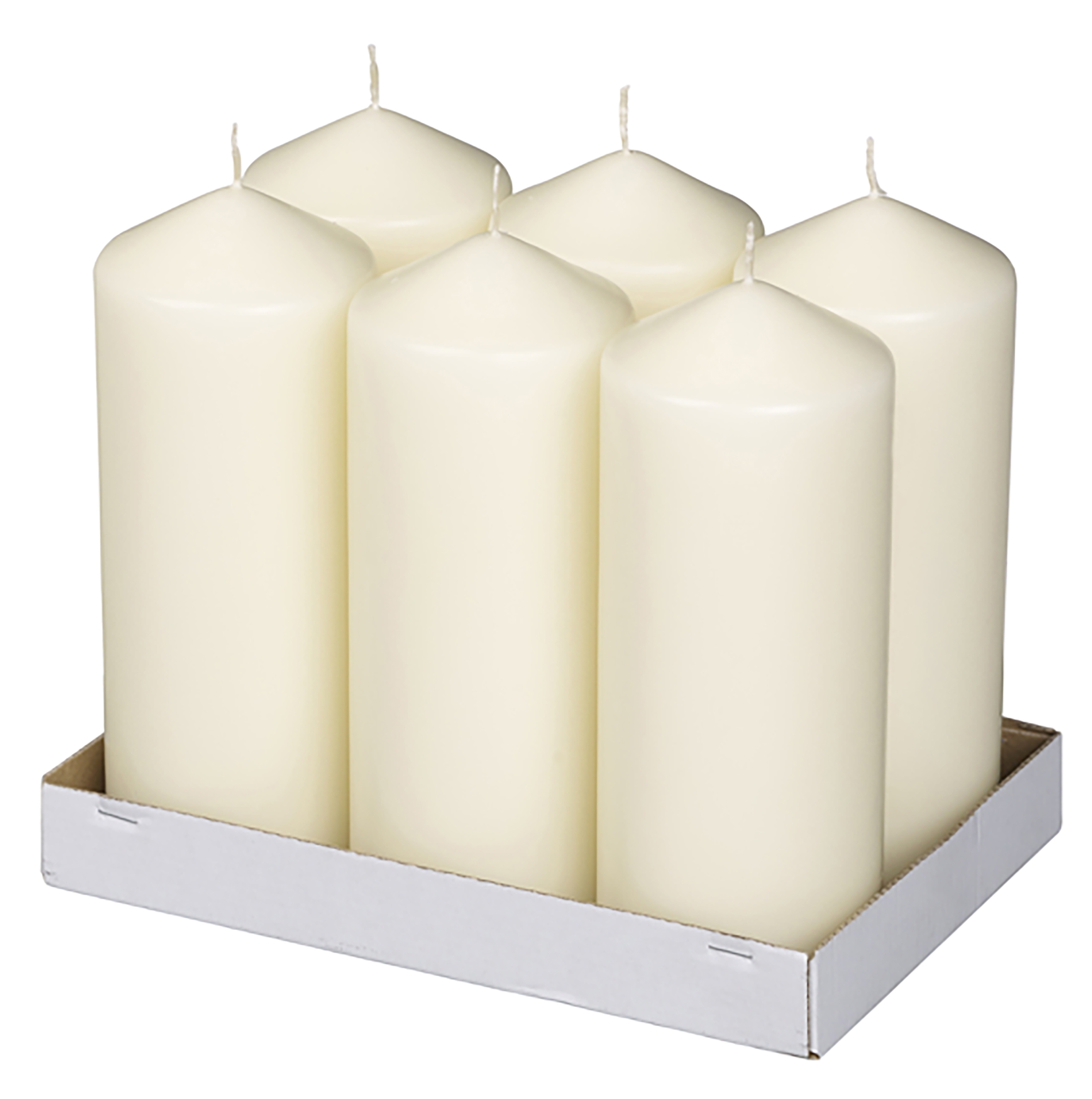 Bolsius Neutrale Stompkaars 198/78 Ivoor (6 stuks)