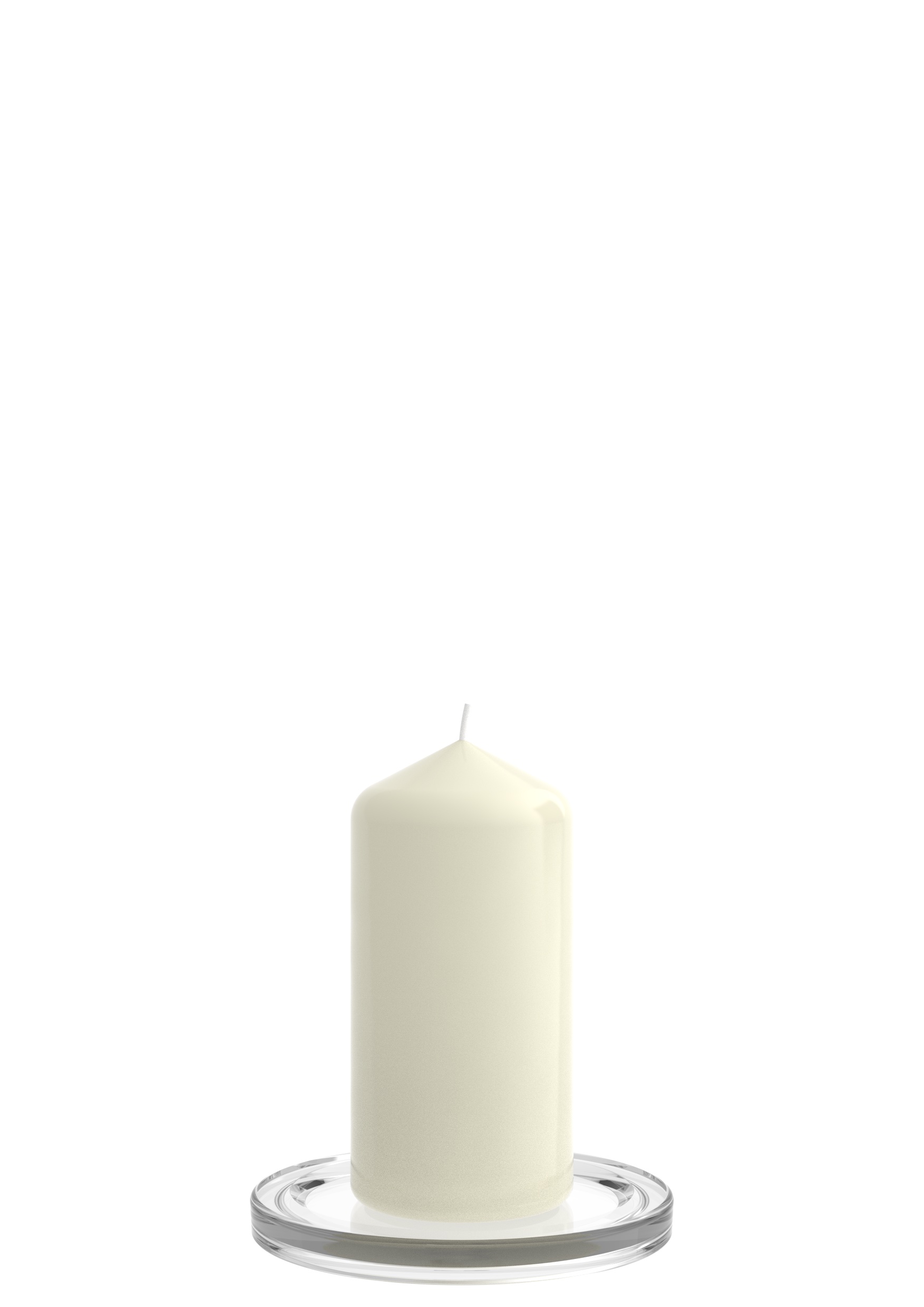 Bolsius Onderzetter glas rond 110 Transparant (1 stuk)