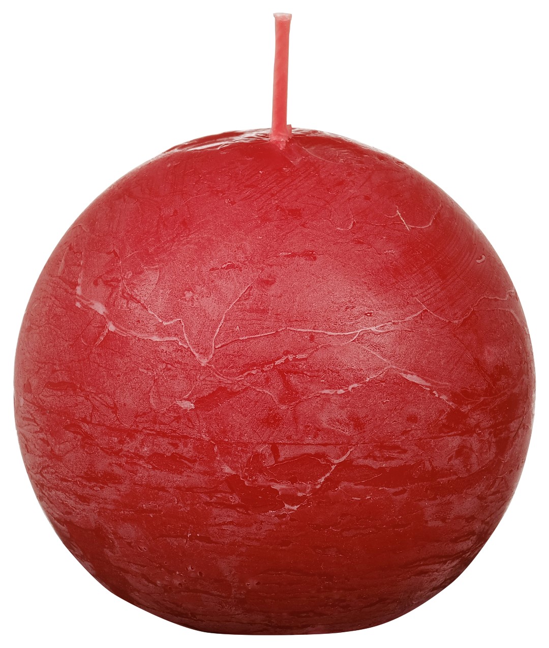 Bolsius Rustieke Bolkaars Ø76 Delicate Red (1 stuk)