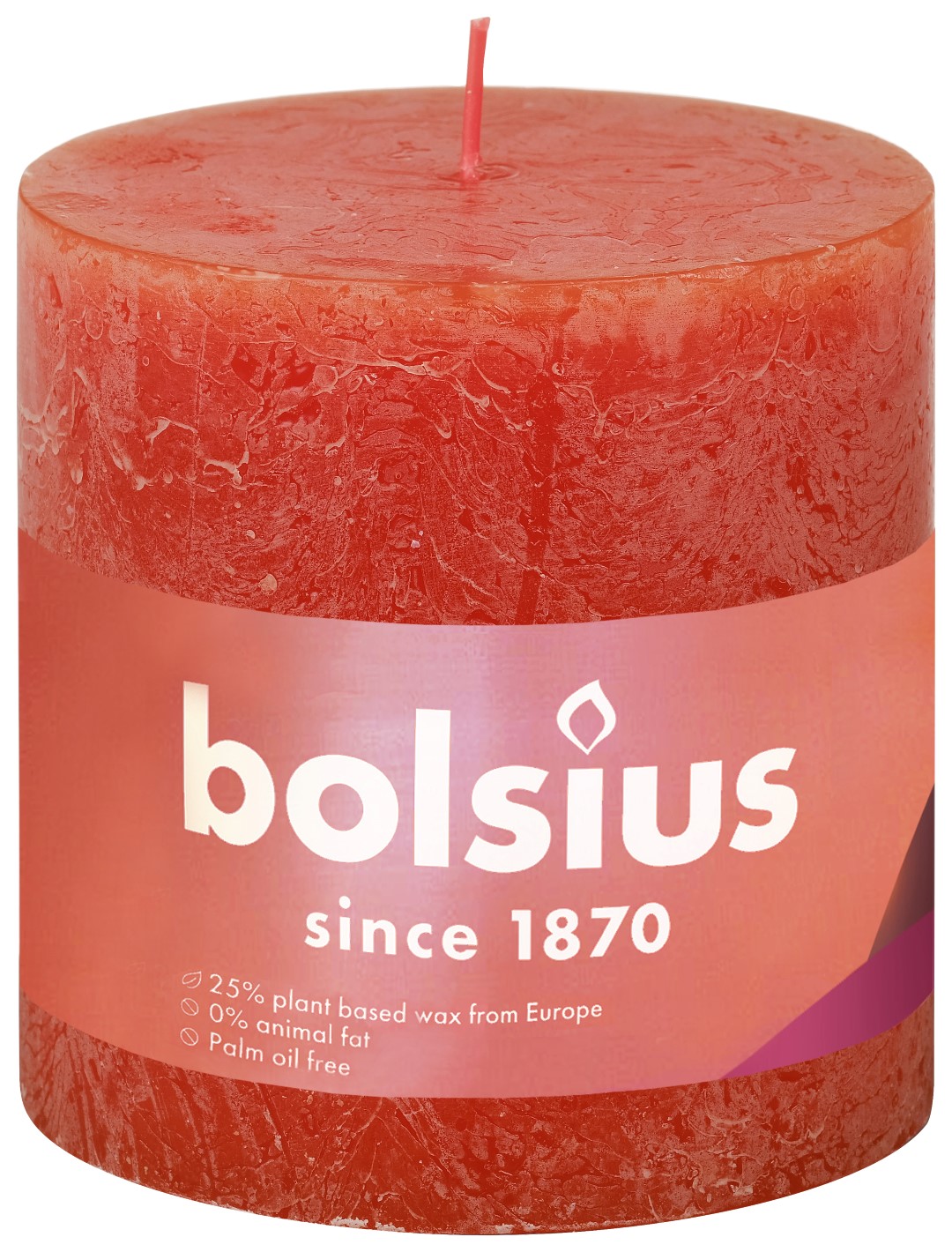 Bolsius Rustiekkaars 100/100 Earthy Orange (1 stuk)