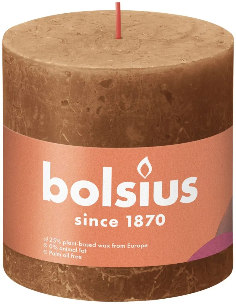 Bolsius Rustiekkaars 100/100 Spice Brown (1 stuk)