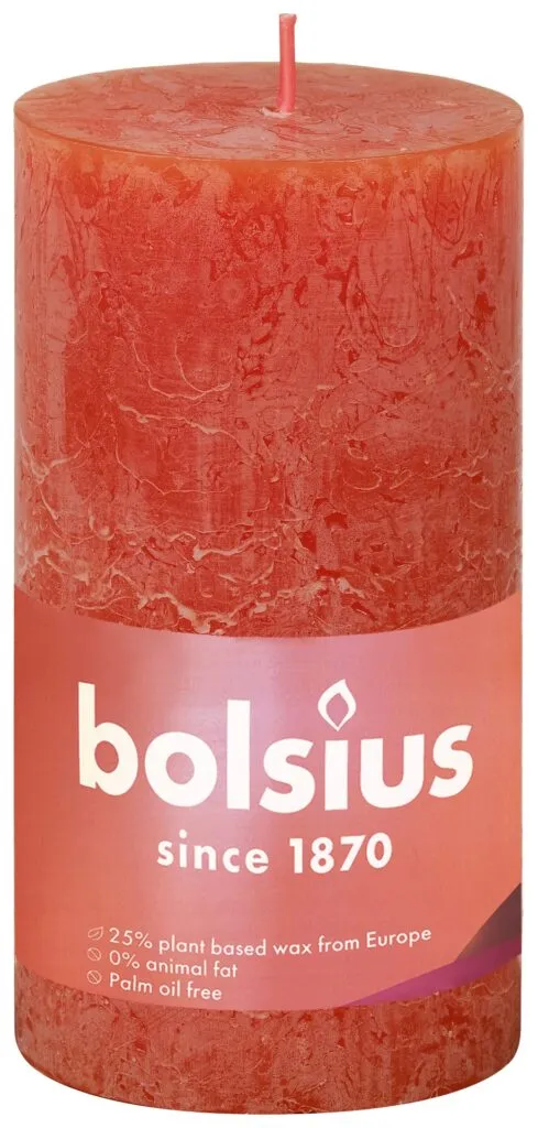 Bolsius Rustiekkaars 130/68 Earthy Orange (1 stuk)