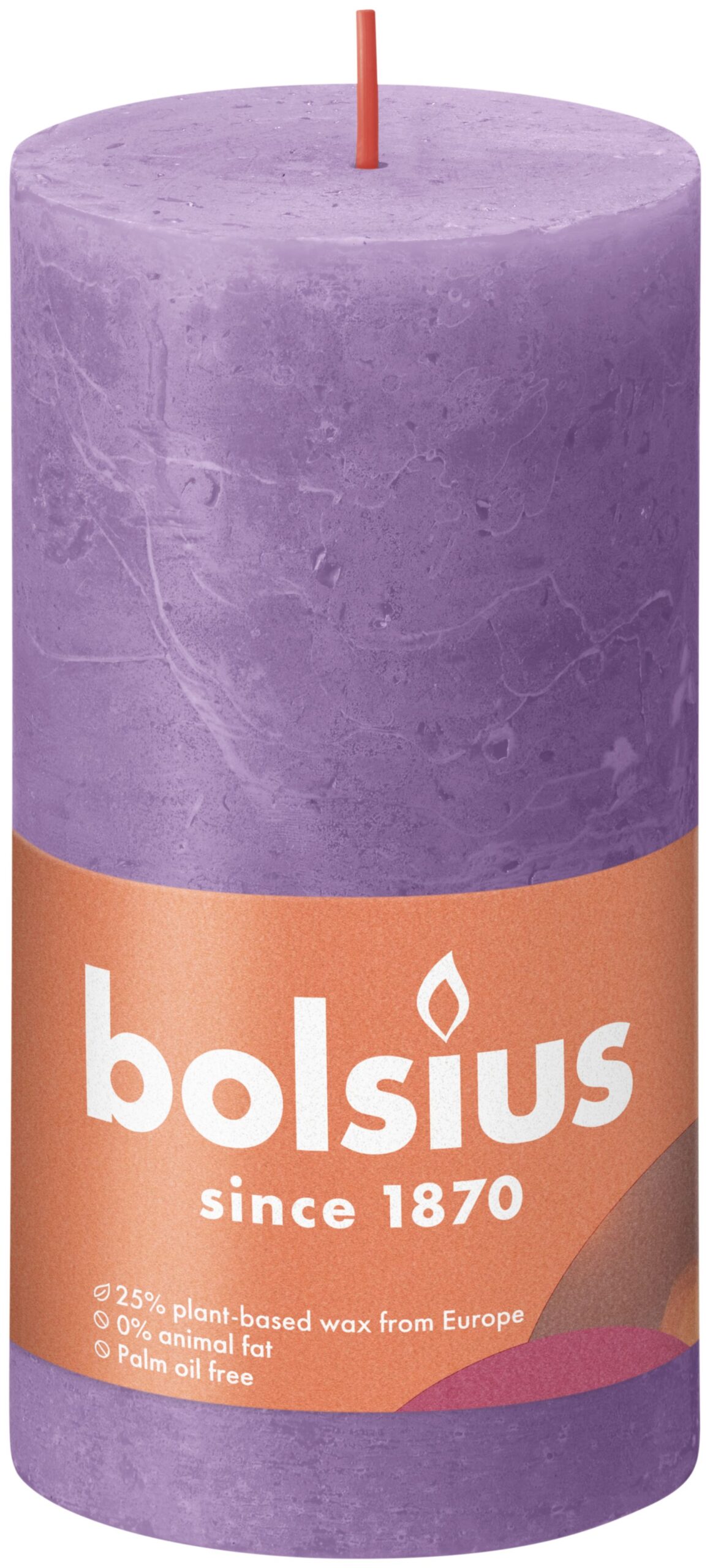 Bolsius Rustiekkaars 130/68 Vibrant Violet (1 stuk)