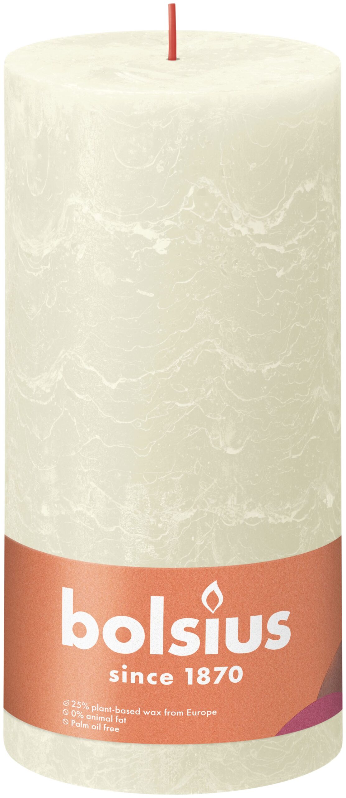 Bolsius Rustiekkaars 200/100 Soft Pearl (1 stuk)