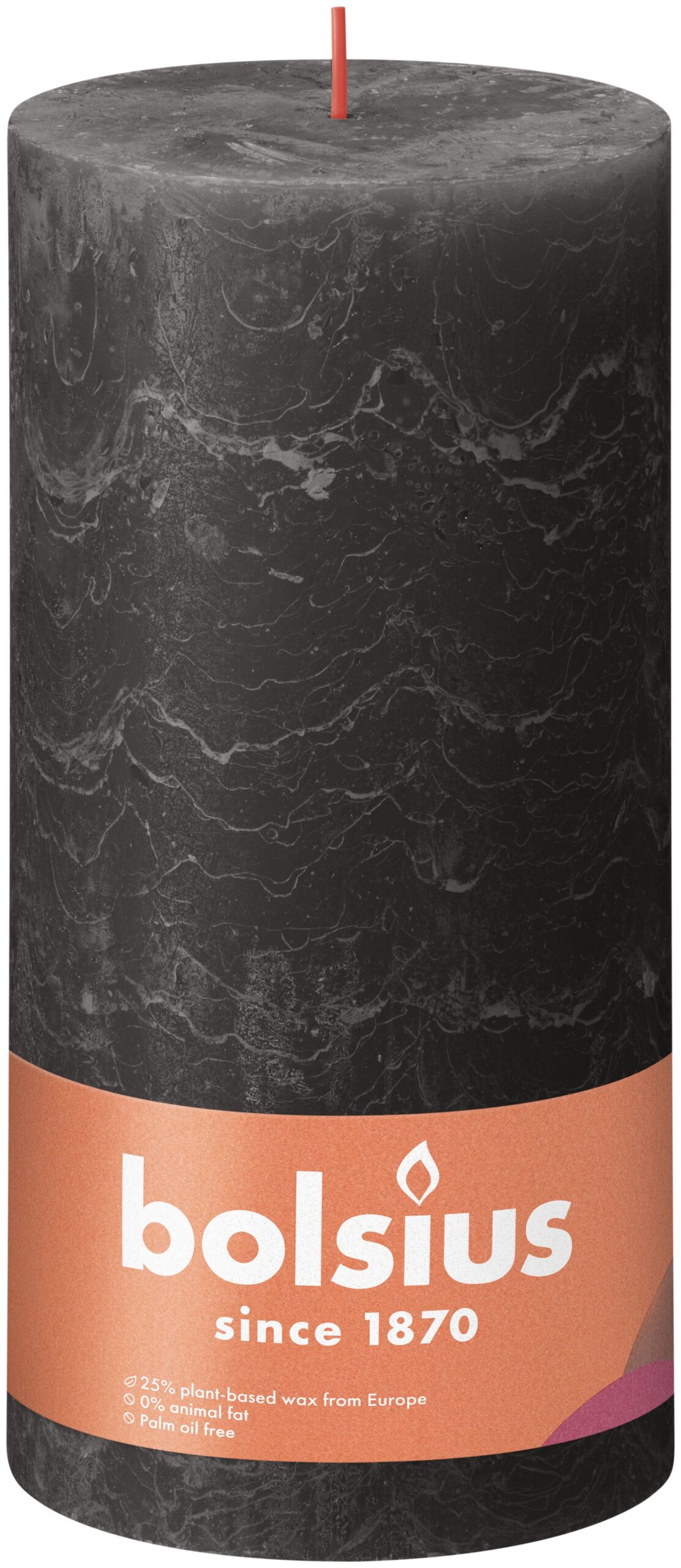 Bolsius Rustiekkaars 200/100 Stormygrey (1 stuk)