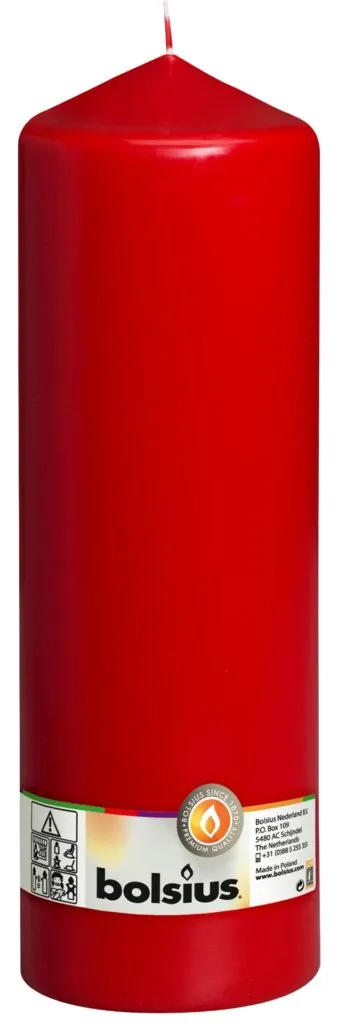 Bolsius Stompkaars 300/98 Rood (1 stuk)