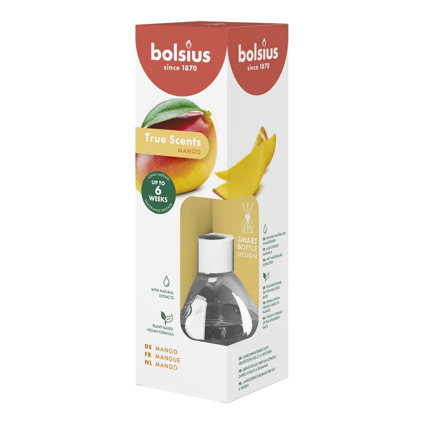 Bolsius True Scents geurverspreider Mango (60 ml)