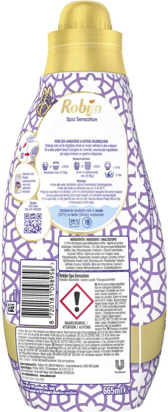 Robijn Wasmiddel Spa Sensation Kleur (665 ml)