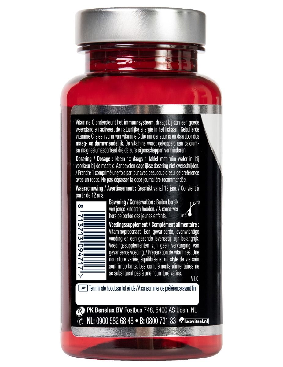 Lucovitaal Gebufferde Vitamine C 1000mg (60 tabletten) - image 2