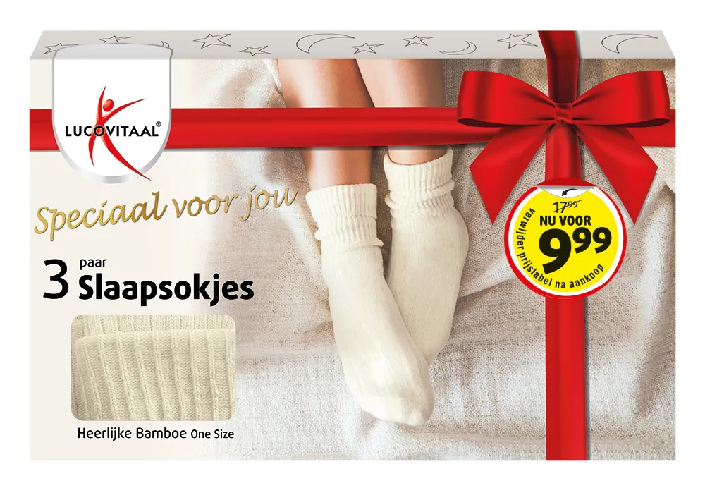 Lucovitaal Giftbox Slaapsokjes (3 paar)