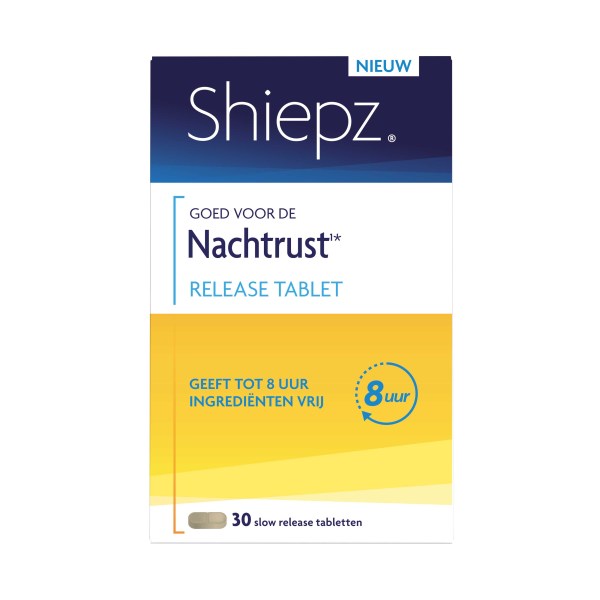 Shiepz Nachtrust 8 uur (30 tabletten)