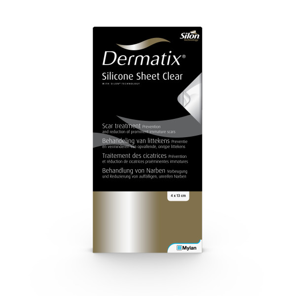 Dermatix Siliconenpleister Clear 4x13 cm (1 stuk)