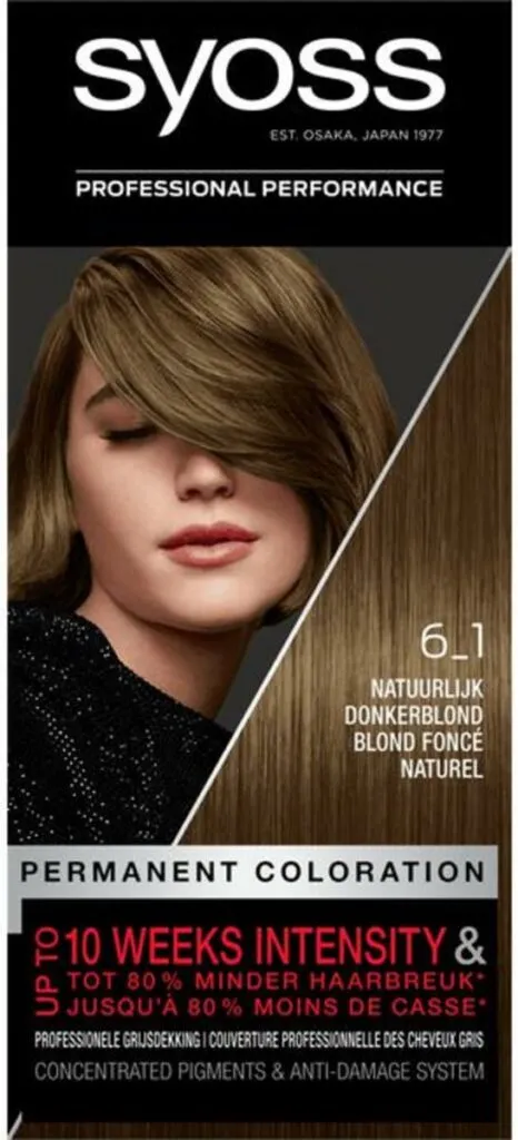 Syoss Color 6-1 Natuurlijk Donker Blond (1 stuk)