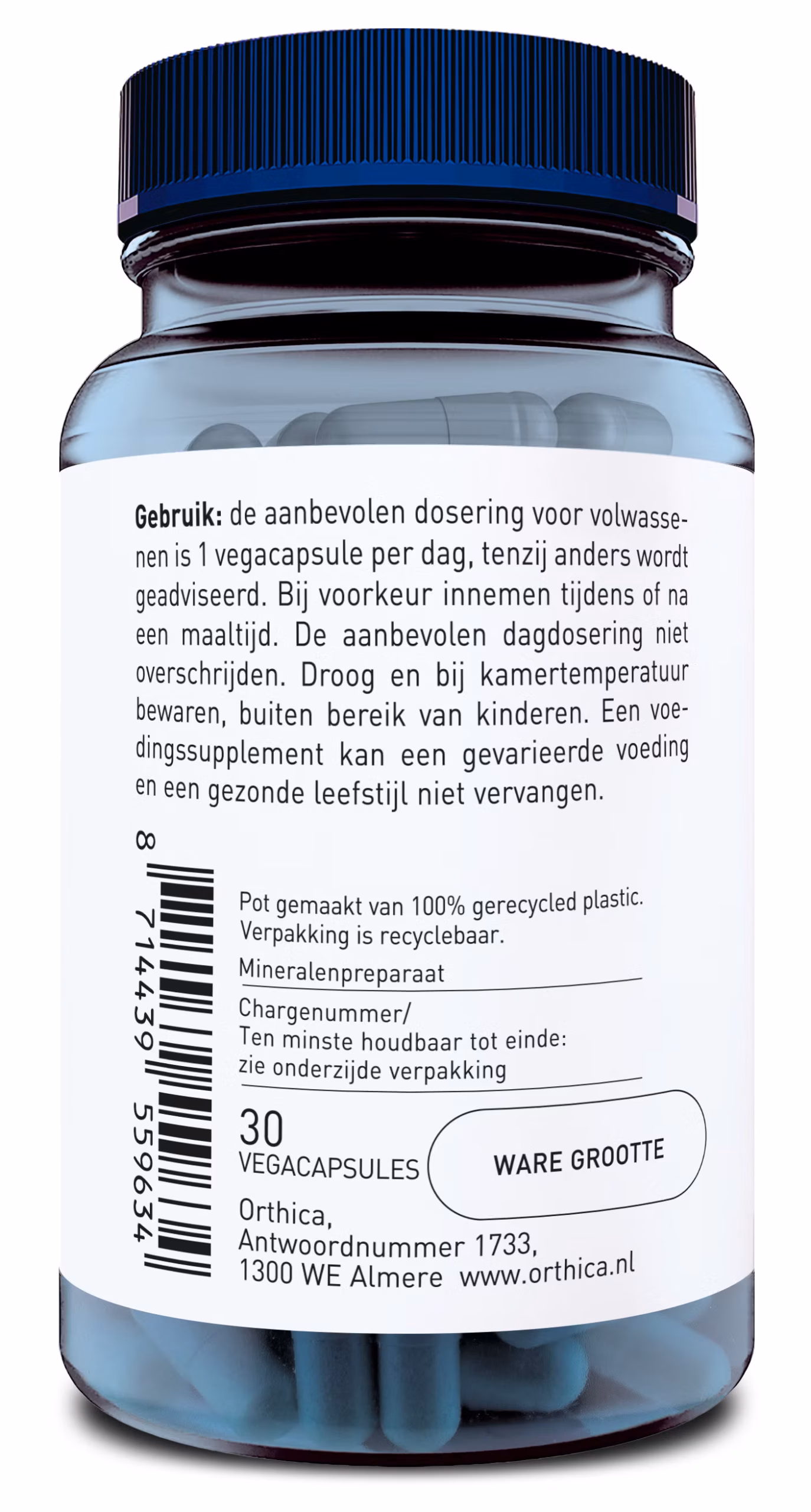 Orthica Magnesiumtauraat-60 (30 vega capsules) - image 2