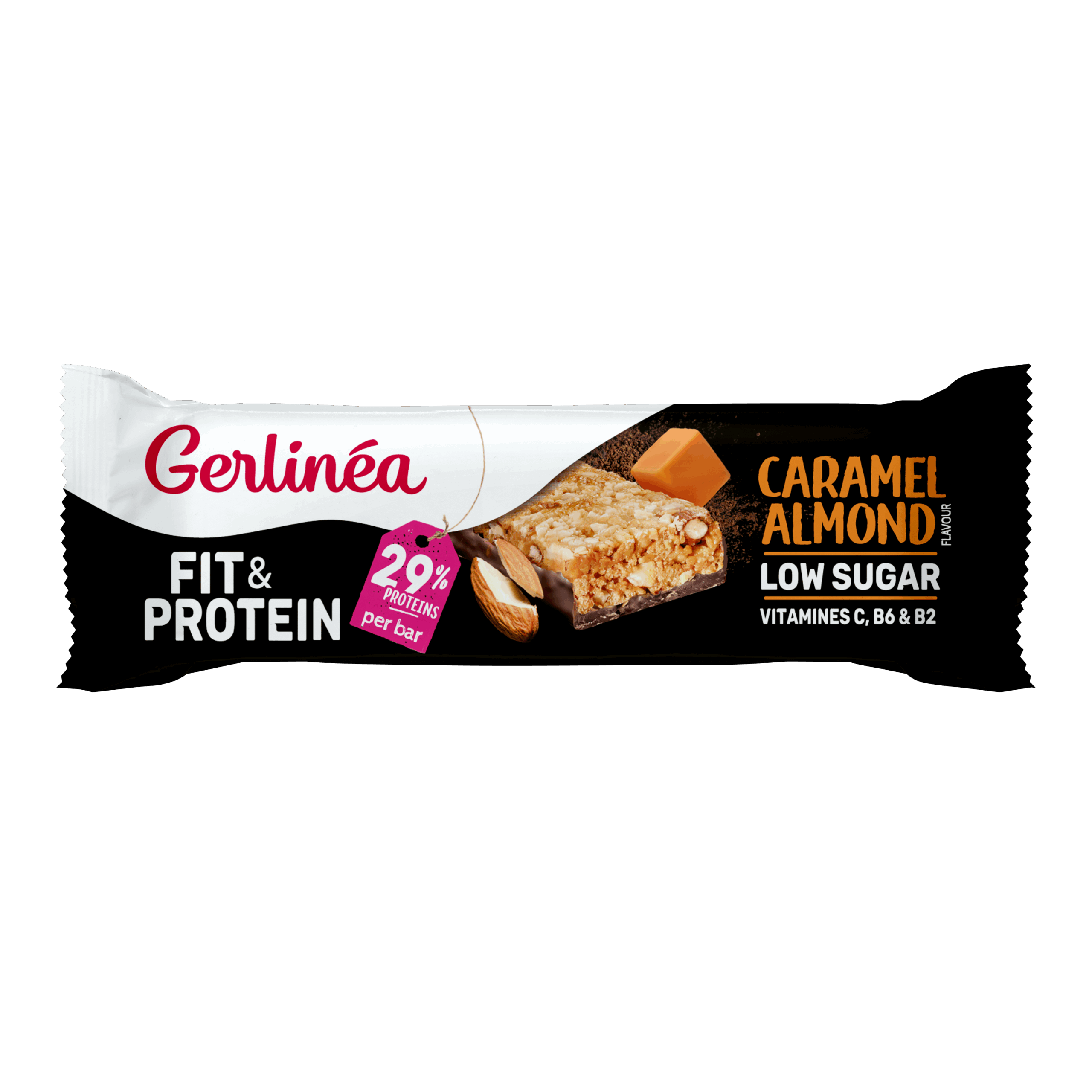 Gerlinea Fit & Protein Caramel Almond Reep (45 gr)