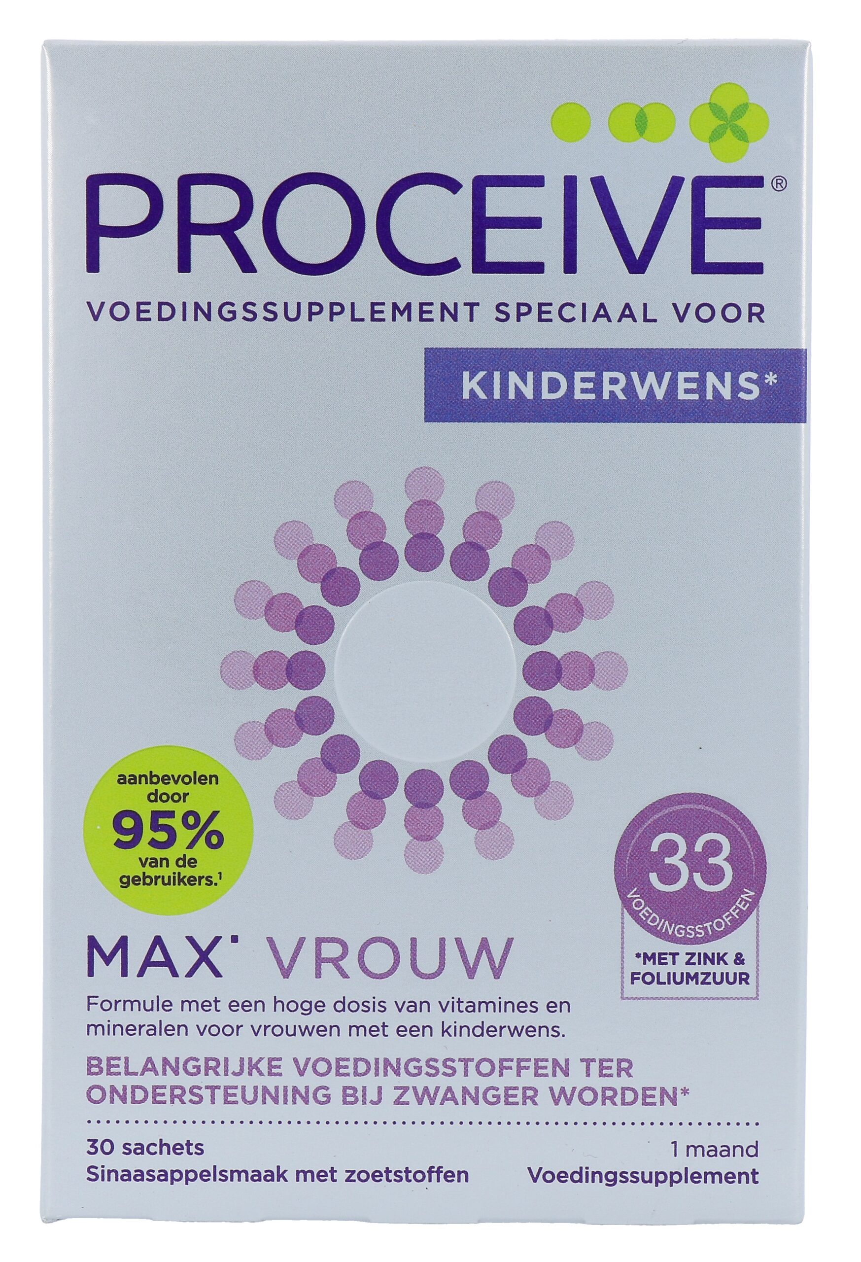 Proceive Kinderwens Max Vrouw (30 stuks)
