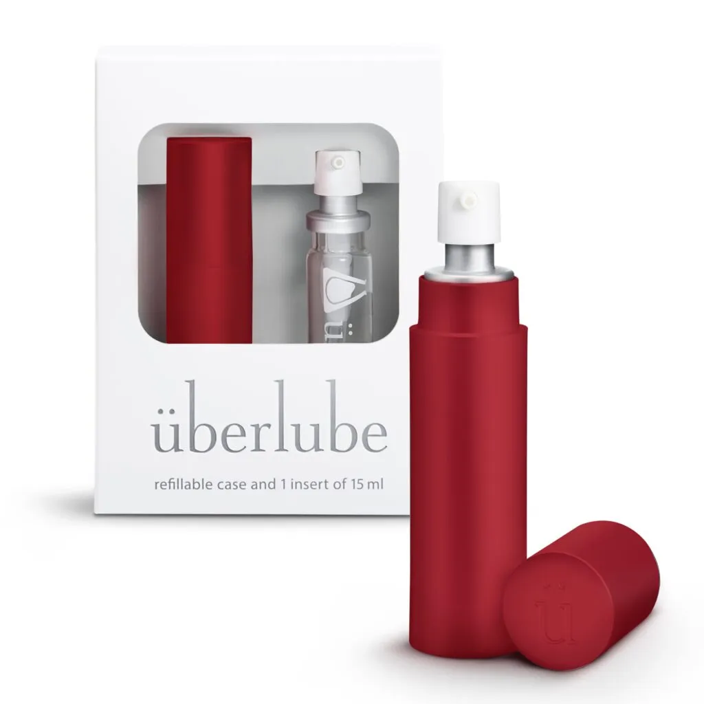 Uberlube Glijmiddel Siliconen - Good-To-Go Rood (15 ml)