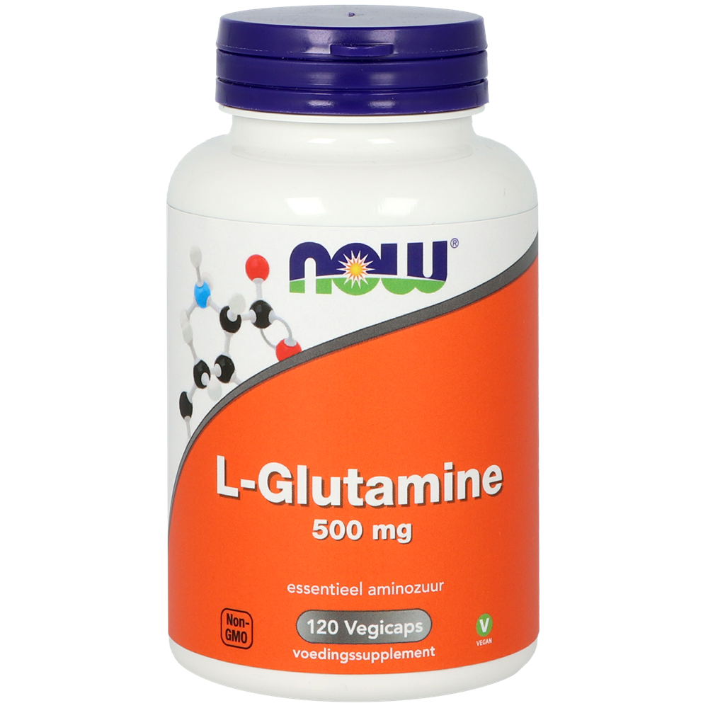 Now L-Glutamine 500mg (120 vega capsulesa)