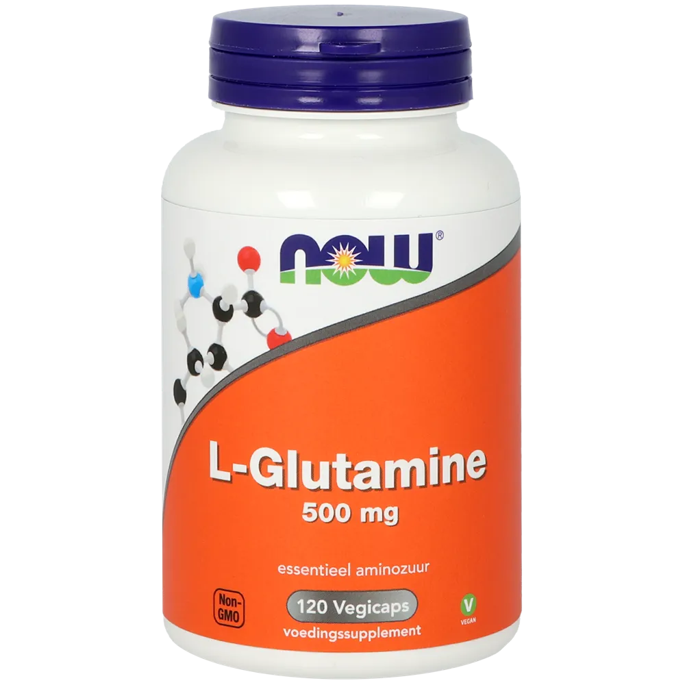 Now L-Glutamine 500mg (120 vega capsulesa)