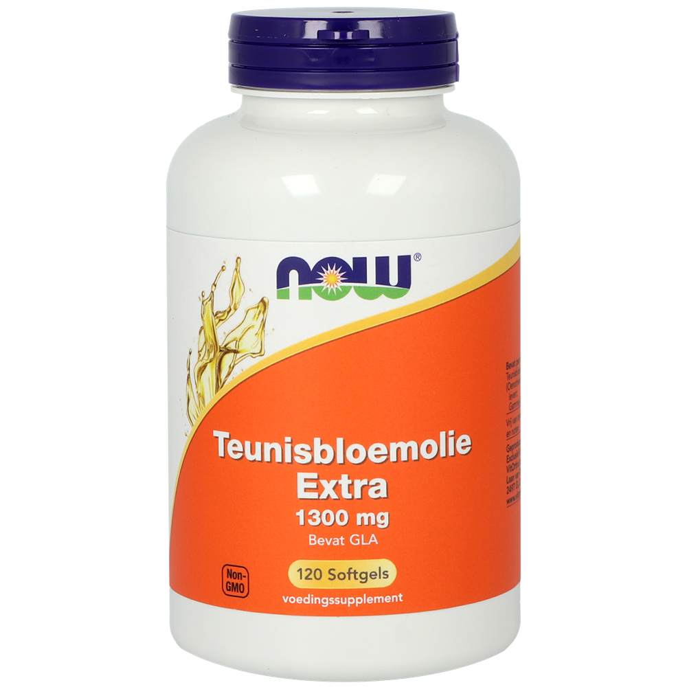 Now Teunisbloemolie Extra 1300Mg (120 softgels)