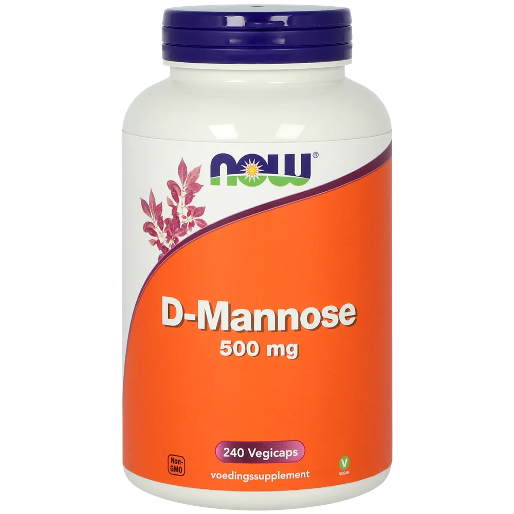 Now D-Mannose 500mg (240 vega capsules)