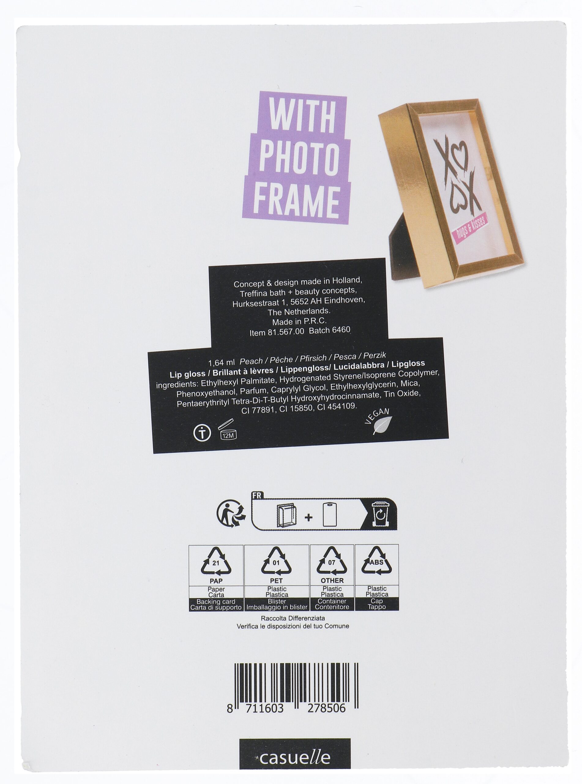 Casuelle Xoxo Gift set Lipgloss Foto (1 stuk)