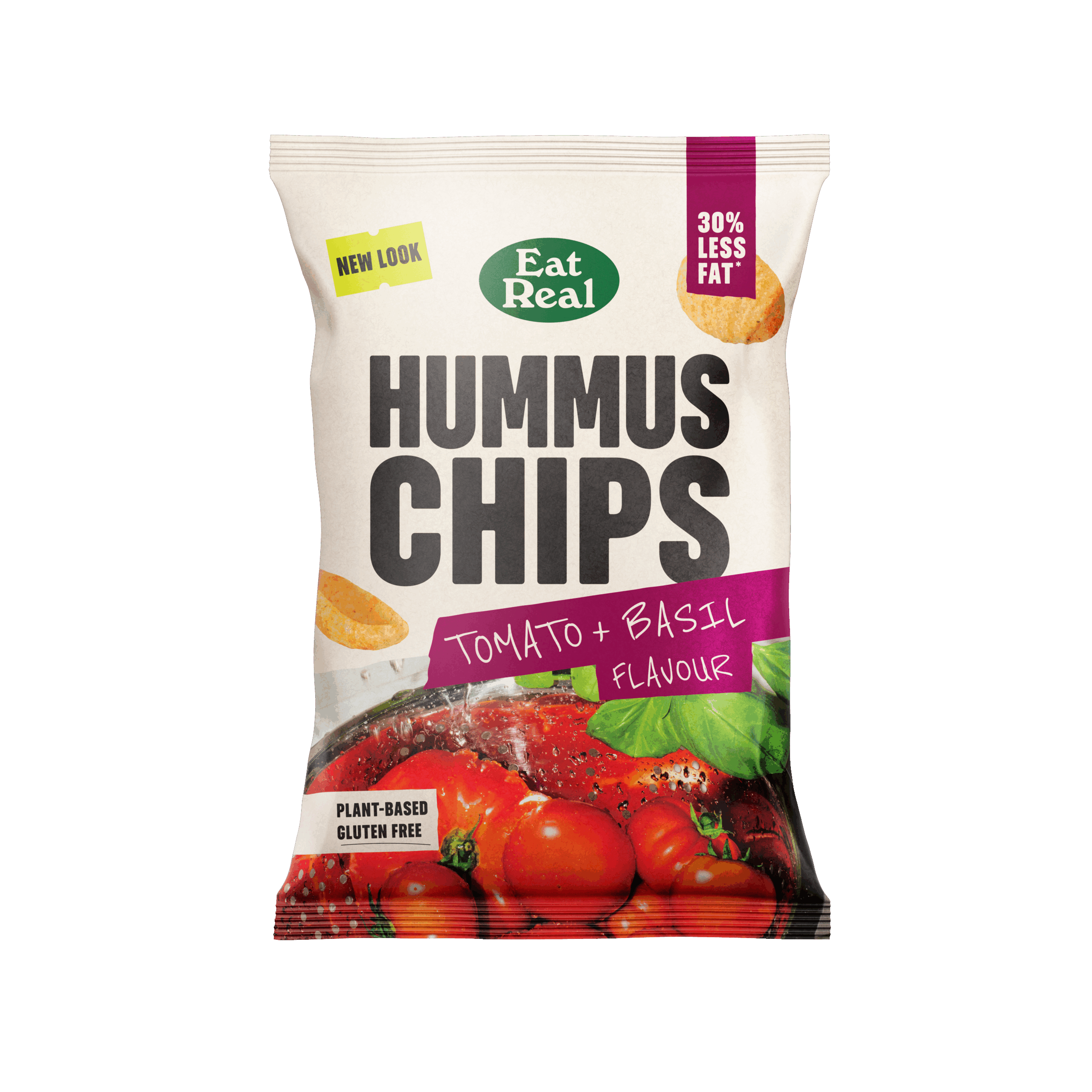 Eat Real Hummuschips Tomato&Basil (110 gr)