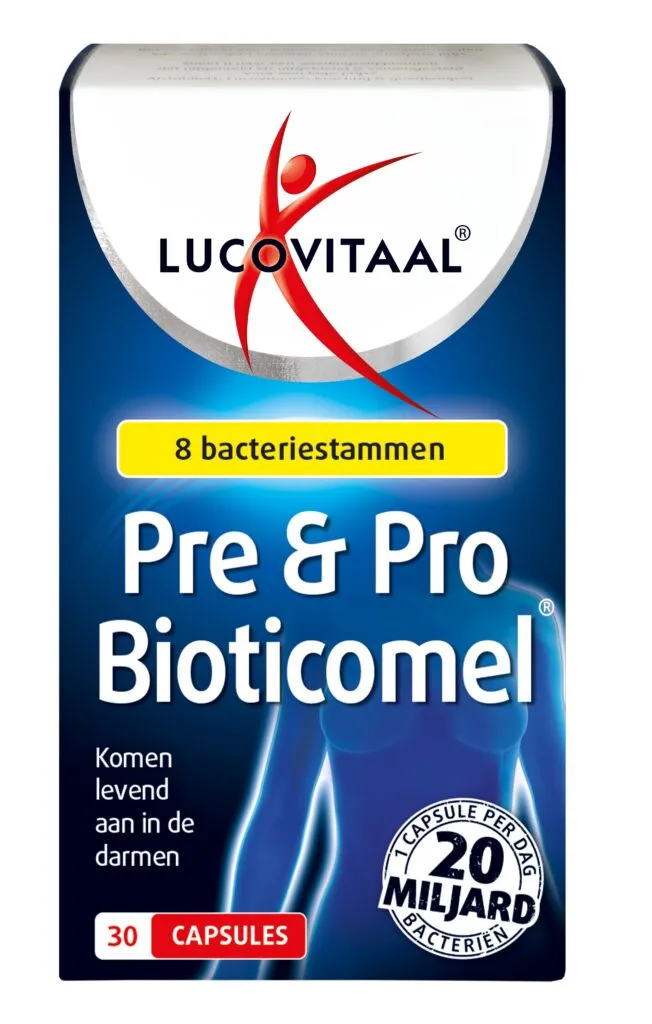 Lucovitaal Pre & Pro Bioticomel (30 capsules)