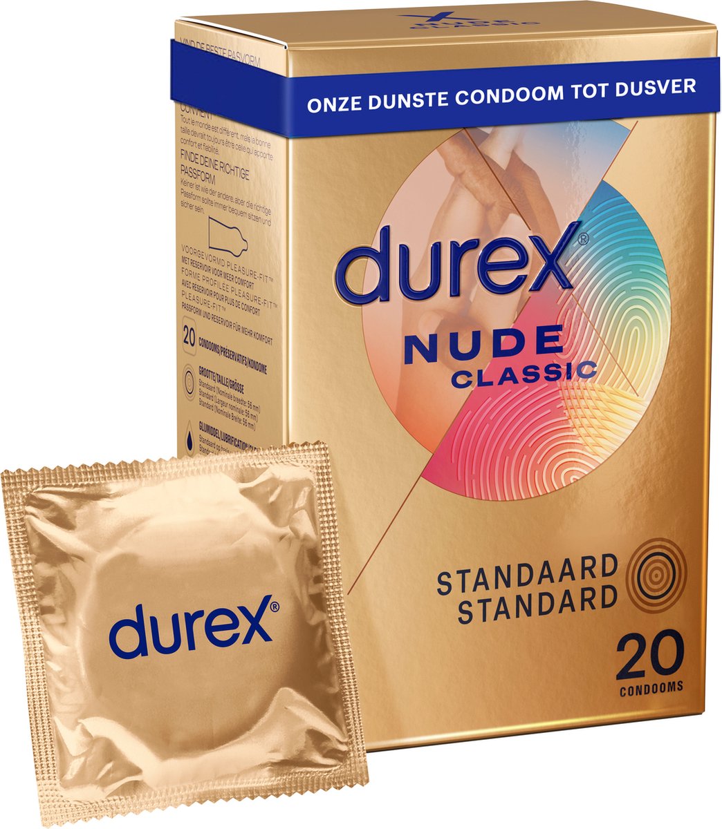 Durex Nude Classic Voordeelverpakking (20 stuks)