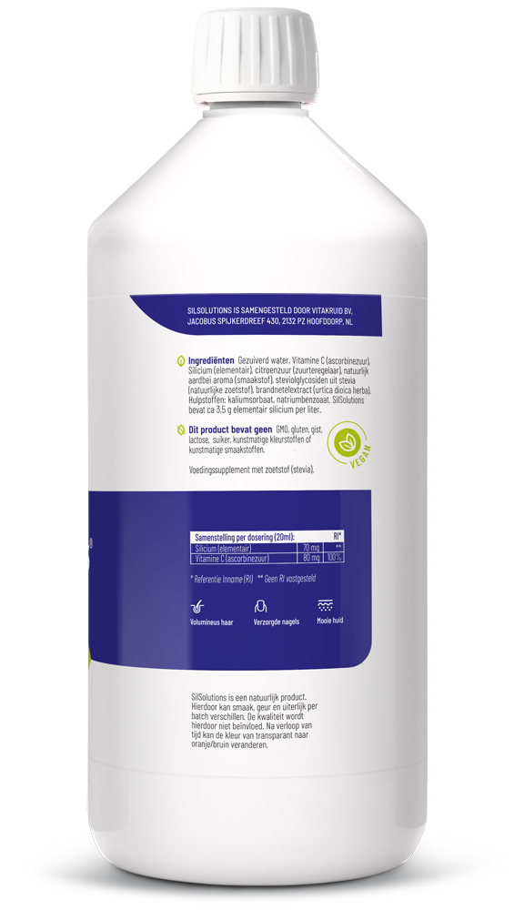 Vitakruid Silsolutions 1000 - Aardbei (1000 ml) - image 2