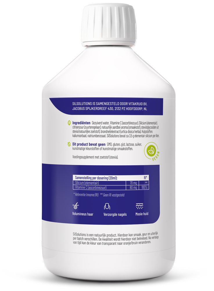 Vitakruid Silsolutions 500 - Aardbei (500 ml) - image 2