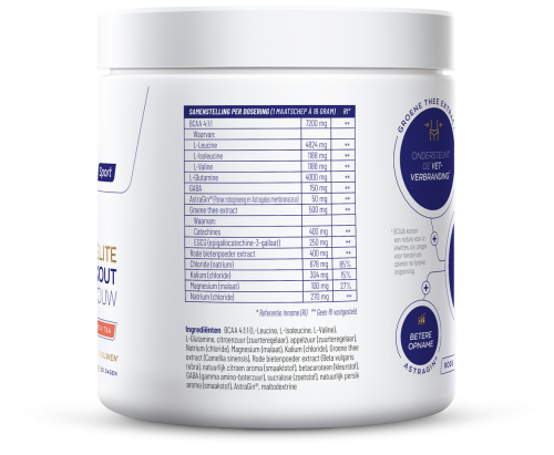 Vitakruid Elite Post Workout Vrouw Bcaa 4:1:1 & Elektrolyten (325 gr) - image 2