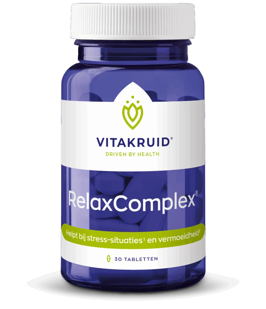 Vitakruid Relaxcomplex Oa Magnesium Tauraat & Vitamine D3 (30 tabletten)