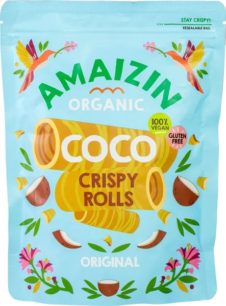 Amaizin Crispy Rolls Kokos (140 gr)