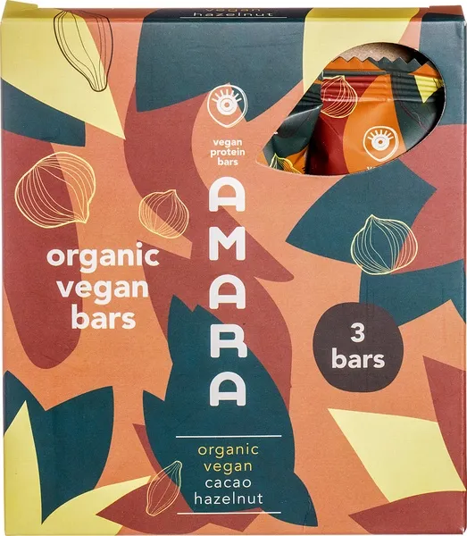 AMARA Dadelreep Cacao Hazelnut (120 gr)