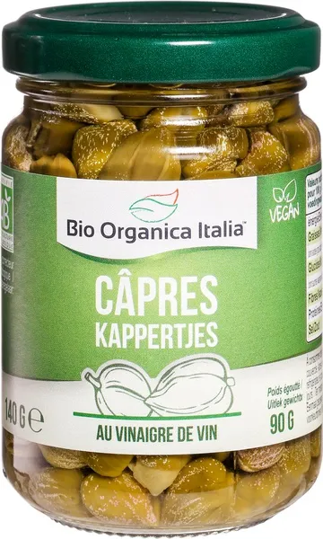 Bio Organica Italia Kappertjes In Azijn (140 gr)