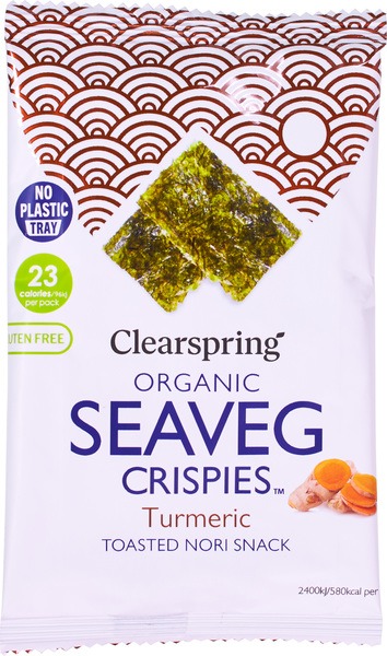 Clearspring Seaveg-Crispies Tumeric (4 gr)