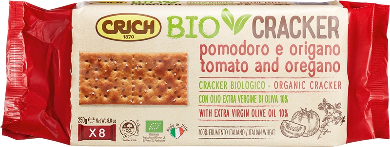 Crich Crackers Tomaat & Oregano (250 gr)
