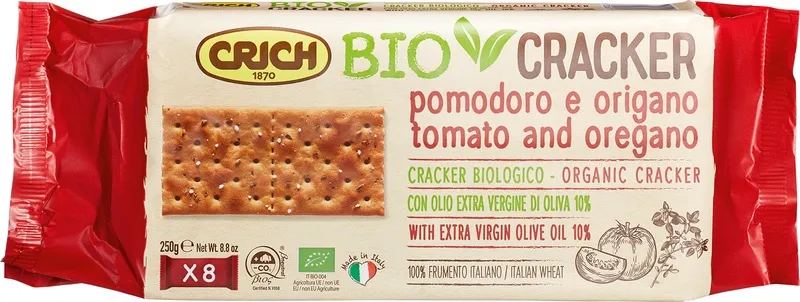 Crich Crackers Tomaat & Oregano (250 gr)