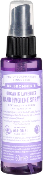 Dr. Bronner's Handhygiënespray Lavendel (60 ml)