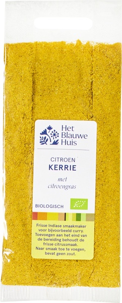 Het Blauwe Huis Kerrie Met Citroengras (20 gr)