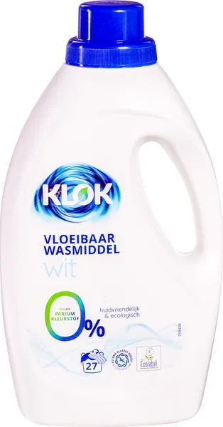 Klok Wasmiddel Wit (1480  ml)