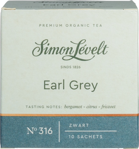 Simon Levelt Zwarte-Thee Earl Grey (10 zakjes)